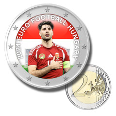 2 Euro Coloured Coin EURO 2024 Hungary